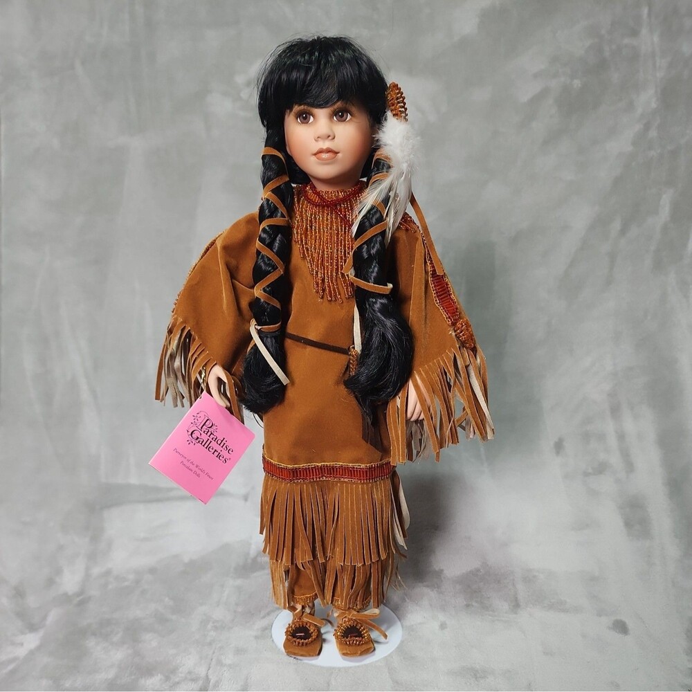 Authentic Timeless Moments Paradise Galleries 16" Autumn Sun Porcelain Doll